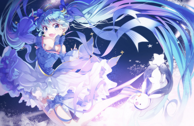Обои картинки фото аниме, vocaloid