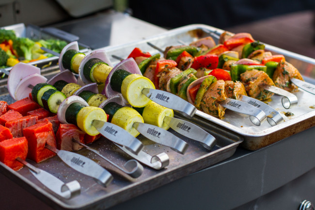 Обои картинки фото еда, шашлык,  барбекю, мясо