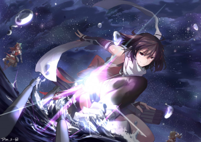 Обои картинки фото аниме, kantai collection, kantai, collection