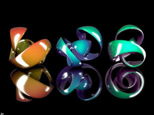 Картинка 3д+графика другое+ other фигуры пластик цвета