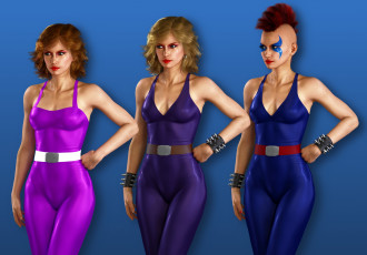 Картинка 3д+графика люди+ people взгляд девушки фон