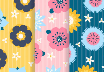 Картинка векторная+графика цветы+ flowers фон розовый текстура цветочки голубой желтый