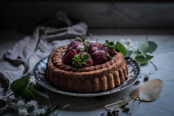 Картинка еда пироги выпечка пирог ягоды