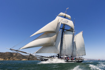 Картинка корабли парусники мачты паруса