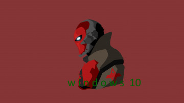 обоя компьютеры, windows  10, логотип, фон