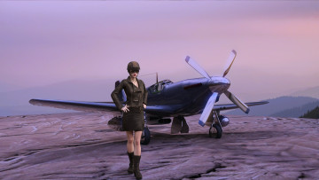 Картинка 3д+графика люди+ people девушка взгляд фон