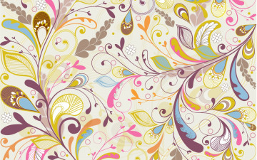 Картинка векторная+графика цветы+ flowers цветы multicolor floral background текстура