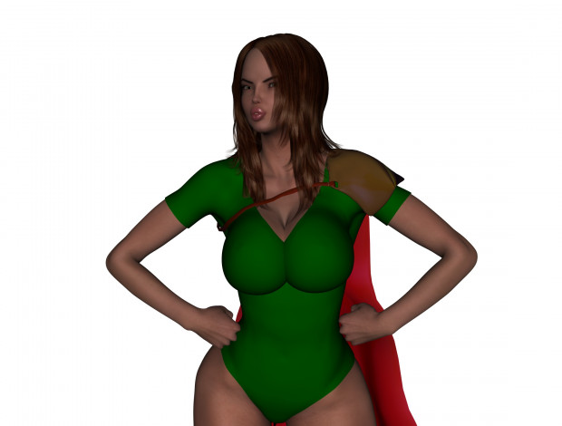 Обои картинки фото 3д графика, люди , people, девушка, взгляд, фон