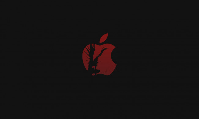 Обои картинки фото компьютеры, apple, логотип, фон