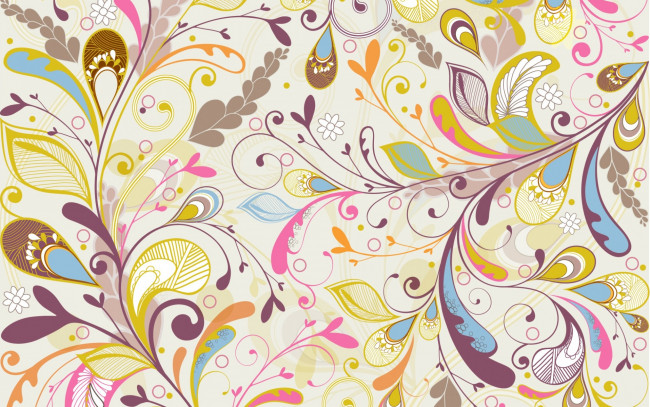 Обои картинки фото векторная графика, цветы , flowers, цветы, multicolor, floral, background, текстура