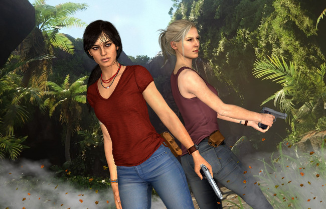 Обои картинки фото 3д графика, фантазия , fantasy, девушки, взгляд, фон