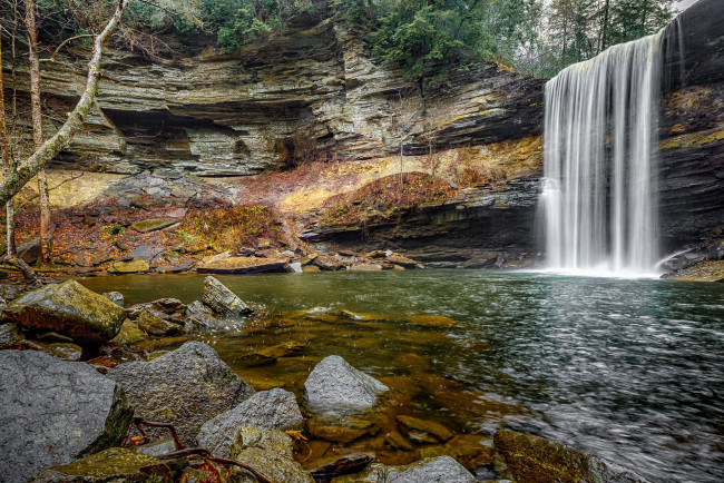 Обои картинки фото природа, водопады, простор