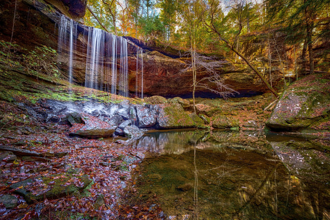 Обои картинки фото природа, водопады, простор