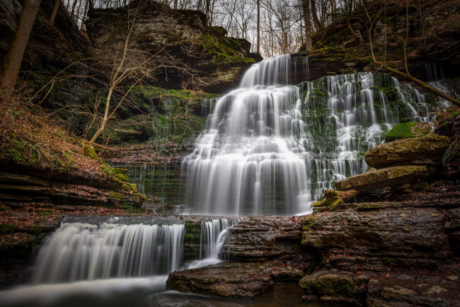 Обои картинки фото природа, водопады, простор