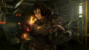 Картинка 3д+графика фантазия+ fantasy фон взгляд девушка