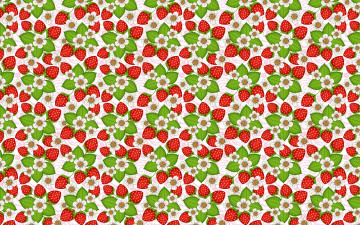 Картинка векторная+графика еда+ food клубника земляника