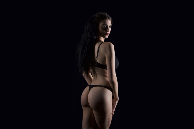 Обои картинки фото девушки, - брюнетки,  шатенки, брюнетка, белье