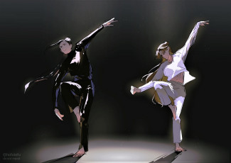 Картинка аниме tian+guan+ci+fu танцы