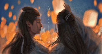 Картинка рисованное кино +мультфильмы лань ванцзи вэй усянь