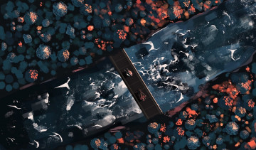 Картинка аниме mo+dao+zu+shi вэй усянь лань ванцзы мост река лес