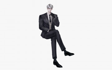 Картинка аниме unknown +другое+ парень костюм перчатки