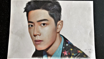 Картинка рисованное люди сяо чжань рисунок