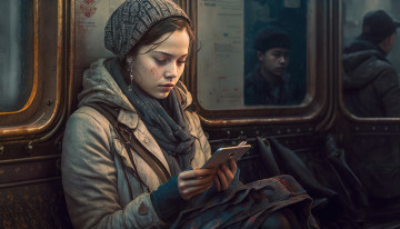 Картинка рисованное люди нейросети графика нейроарт ai art нейронные сети