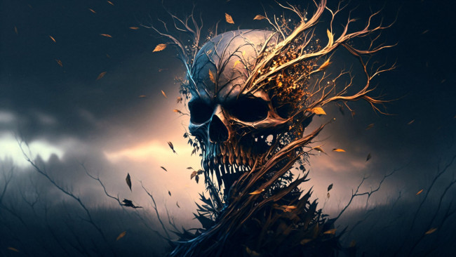 Обои картинки фото фэнтези, нежить, нейросети, графика, нейроарт, ai, art, нейронные, сети