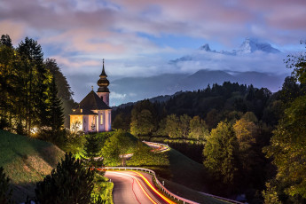 Картинка города -+православные+церкви +монастыри замок ночь