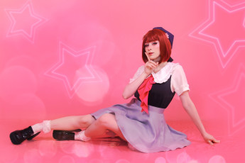 Картинка sora+ookami+cosplay девушки sora+ookami девушка женщина разноцветная сексуальная модель звезда позирует разная обувь верхняя стильная одежда нижнее эротическое бельё трусы лифчик аксессуары макияж колготки чулки и множество элементов на фотографии