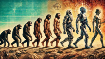 Картинка фэнтези роботы +киборги +механизмы нейросеть