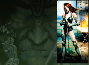 обоя видео игры, champions,  return to arms, девушка, оружие