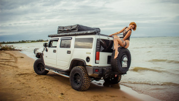 Картинка автомобили -авто+с+девушками hummer h2