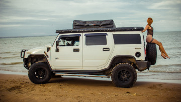 Картинка автомобили -авто+с+девушками hummer h2