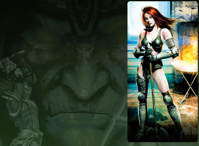 Обои картинки фото видео игры, champions,  return to arms, девушка, оружие