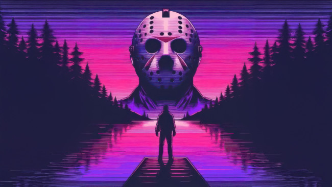 Обои картинки фото рисованное, кино,  мультфильмы, the, friday, 13th