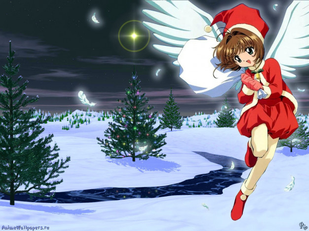 Обои картинки фото аниме, card, captor, sakura