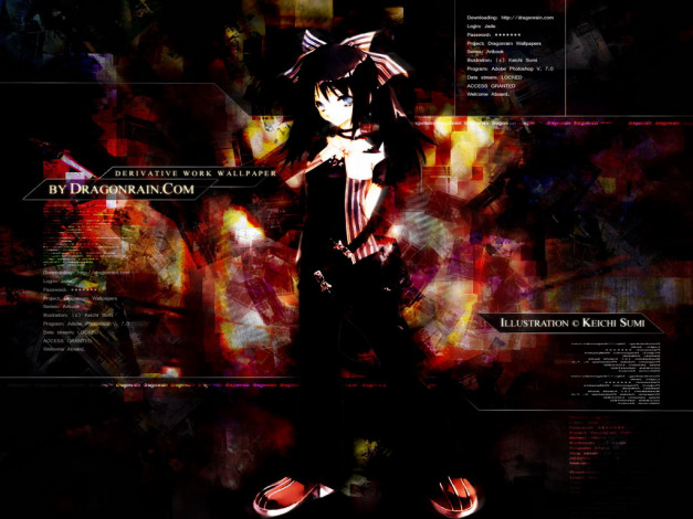 Обои картинки фото аниме, sumi, keiichi