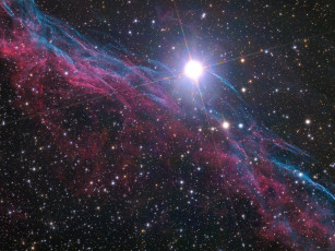 Картинка ngc 6960 космос галактики туманности
