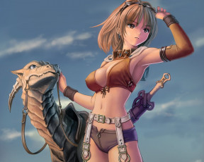 Картинка аниме weapon blood technology