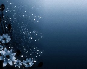 Картинка рисованные цветы