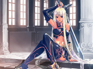 Картинка аниме weapon blood technology