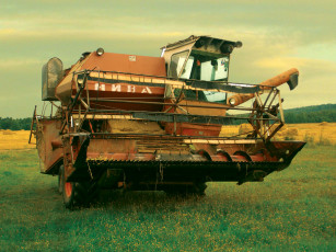 обоя техника, комбайны