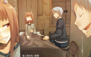 Картинка аниме spice and wolf