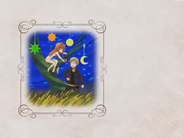 Обои картинки фото аниме, spice, and, wolf