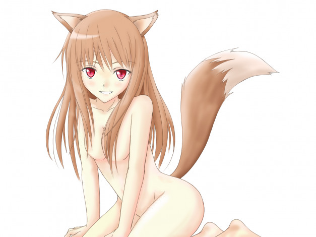 Обои картинки фото аниме, spice, and, wolf