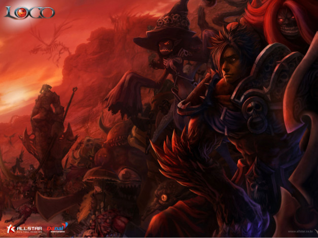 Обои картинки фото land, of, chaos, online, loco, видео, игры