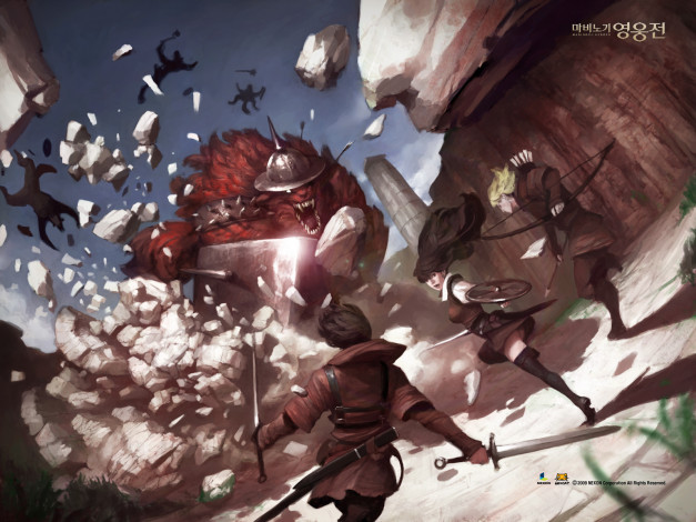 Обои картинки фото vindictus, видео, игры