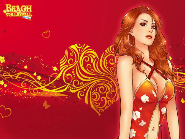Обои картинки фото volleyball, online, видео, игры, beach
