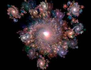 Картинка 3д графика fractal фракталы